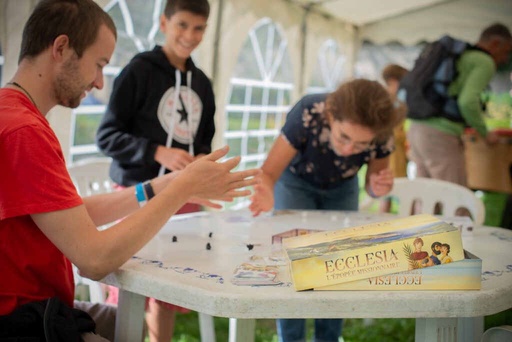 Jeux de société à Christ en Scène